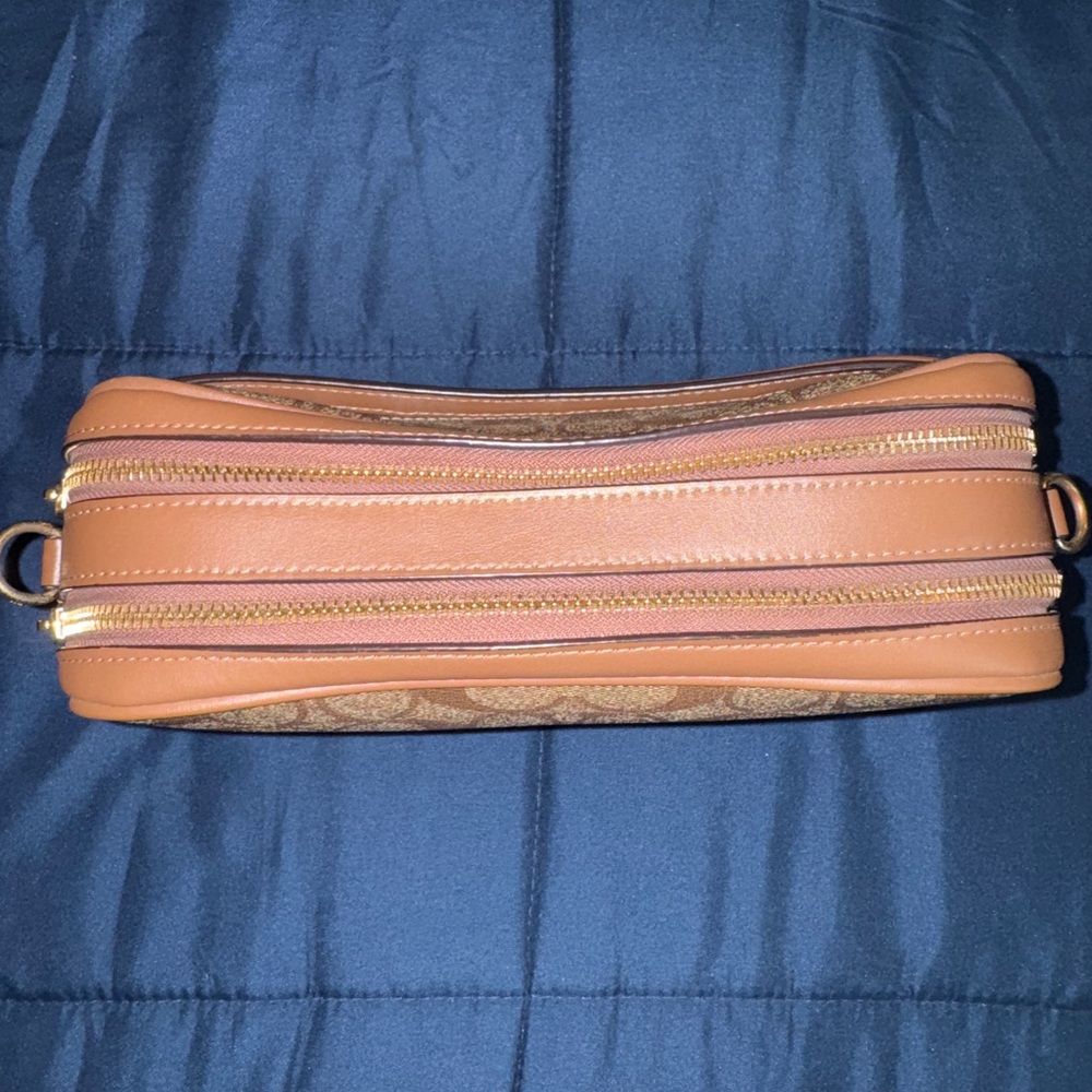 Coach Crossbody Monogram Double Zip Camera Bag - image 6